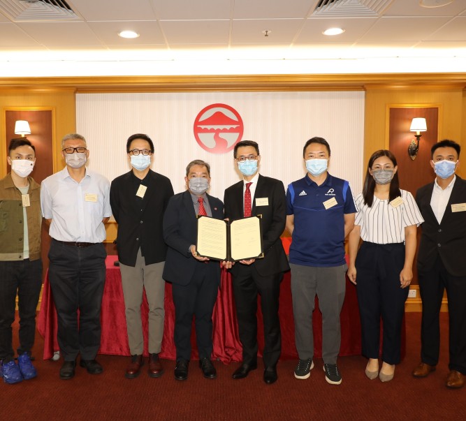 Lingnan University and Hong Kong Football Association sign MOU to support sports leadership development