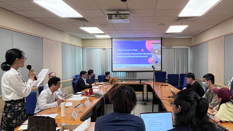 Start From Me: Sustainability Competition co-hosted by LU and Nanjing University promotes sustainability education and initiatives