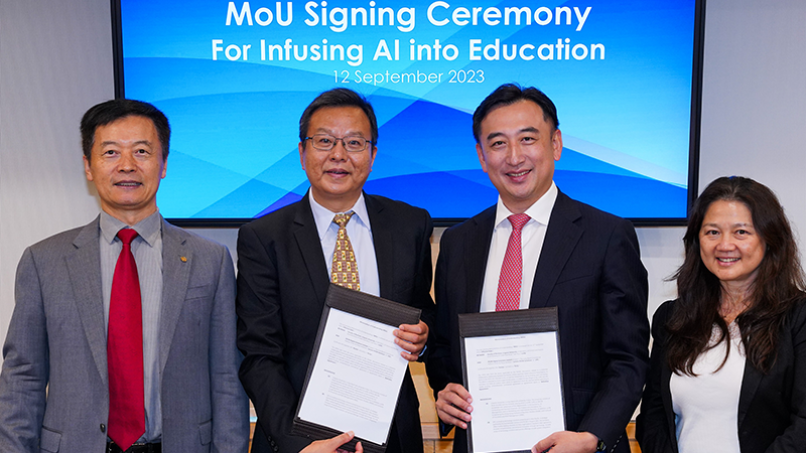 Lingnan University Faculty of Business and Lenovo PCCW Solutions collaborate to infuse AI technology into education
