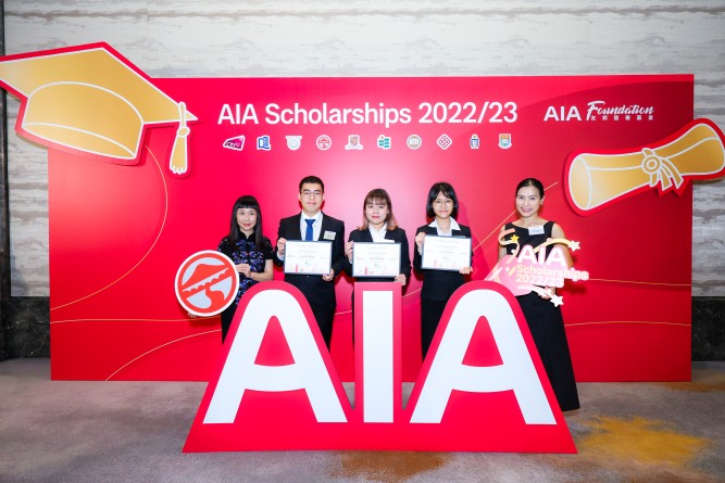 Three top Lingnan students named AIA Scholars