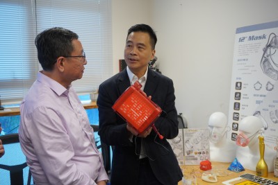 Guangzhou Baiyun District CPPCC delegation visits Lingnan University