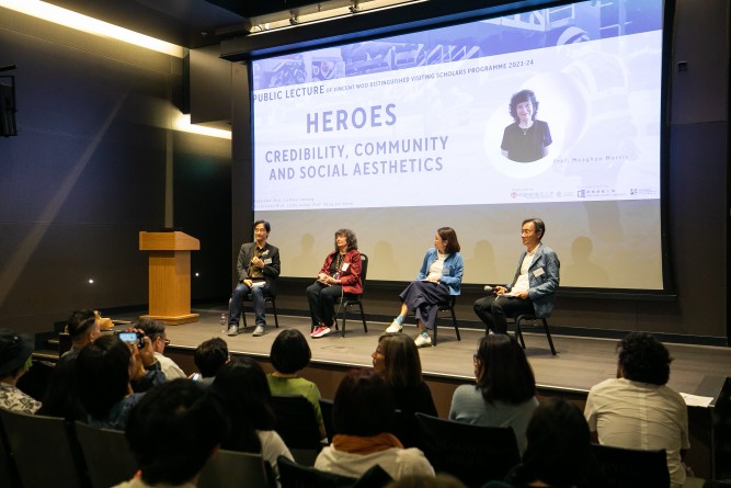 Public lecture discussing heroes co-organised by Department of Cultural Studies of Lingnan