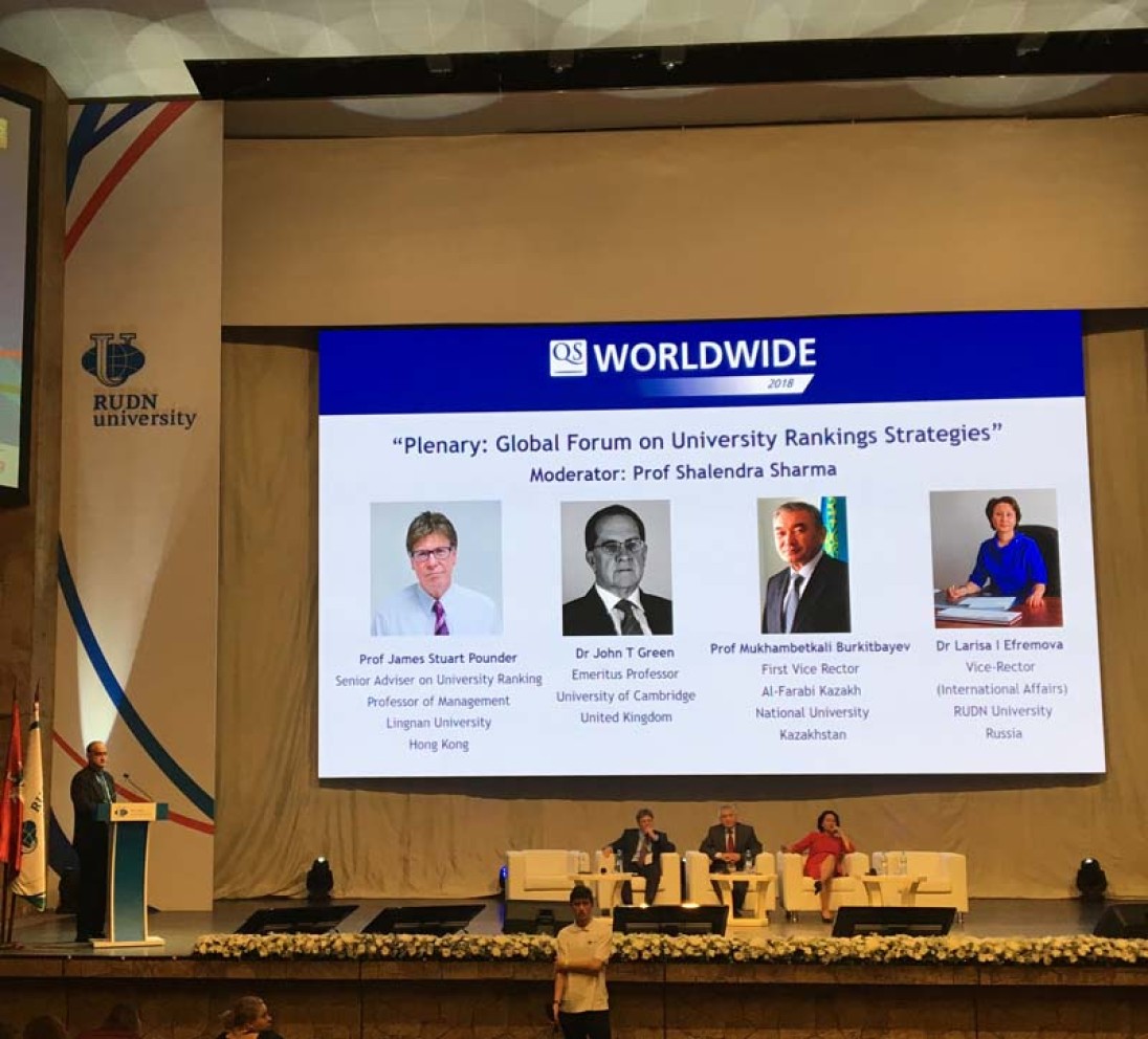 Lingnan representatives participate in QS WORLDWIDE summit