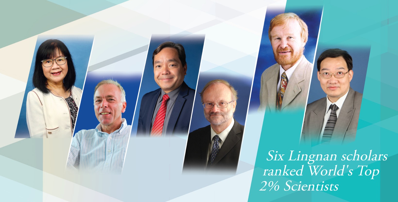 Six Lingnan scholars ranked World's Top 2% Scientists
