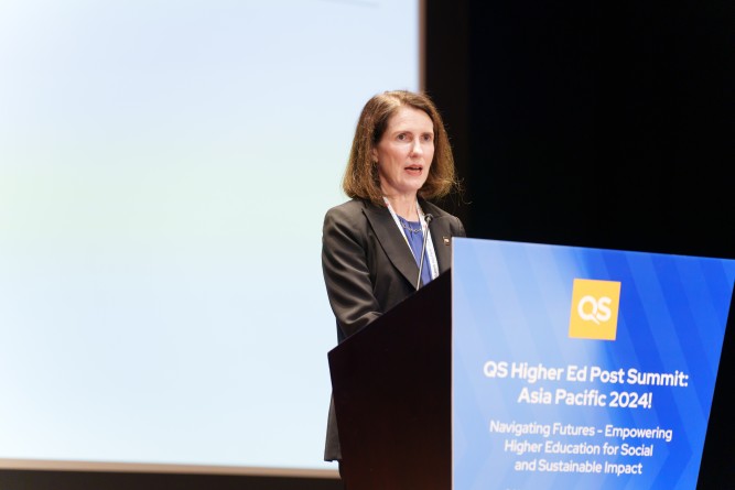 Ms Jessica Turner, Chief Executive of QS Quacquarelli Symonds 