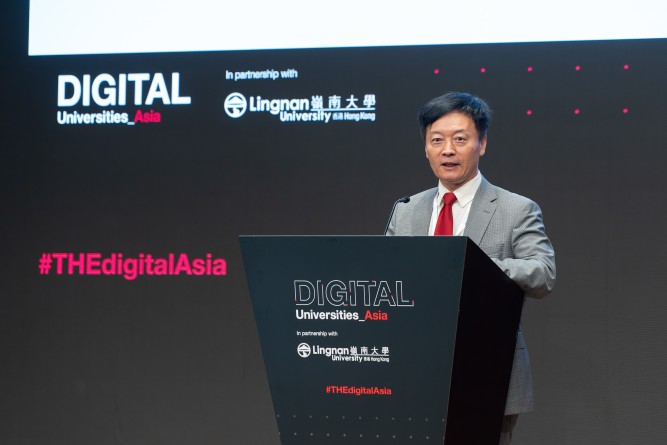 Bringing together more than 300 experts from around the world, Lingnan University proudly co-hosted the Digital Universities Asia 2025 conference in partnership with Times Higher Education (THE).
