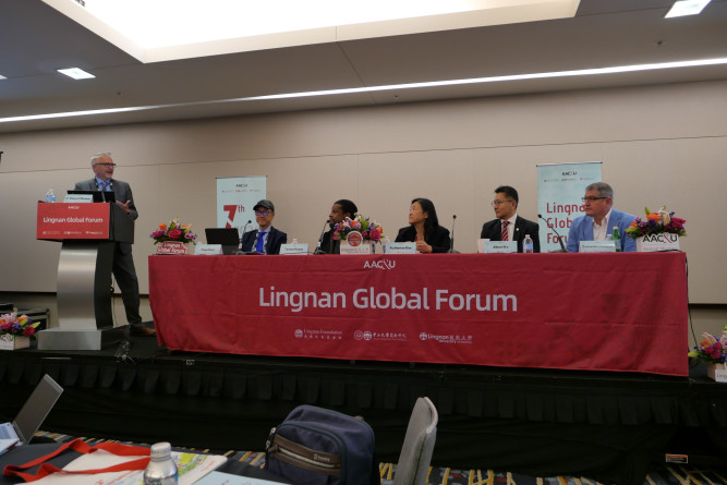 Panel discussion on the topic: “Humanity, Responsibility, and Resilience: A Global Dialogue on AI Futures.”