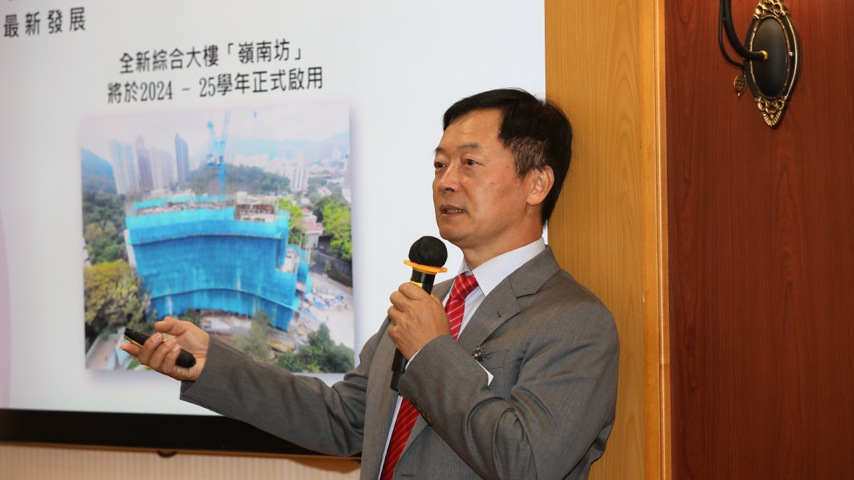 秦泗釗校長表示，嶺大銳意吸納及培養全球頂尖人才，著力擴大嶺南的全球影響力。