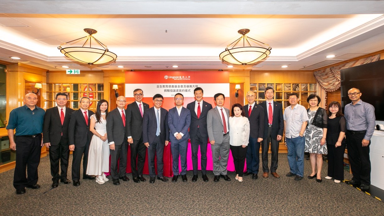 A group photo of guests at the ceremony.