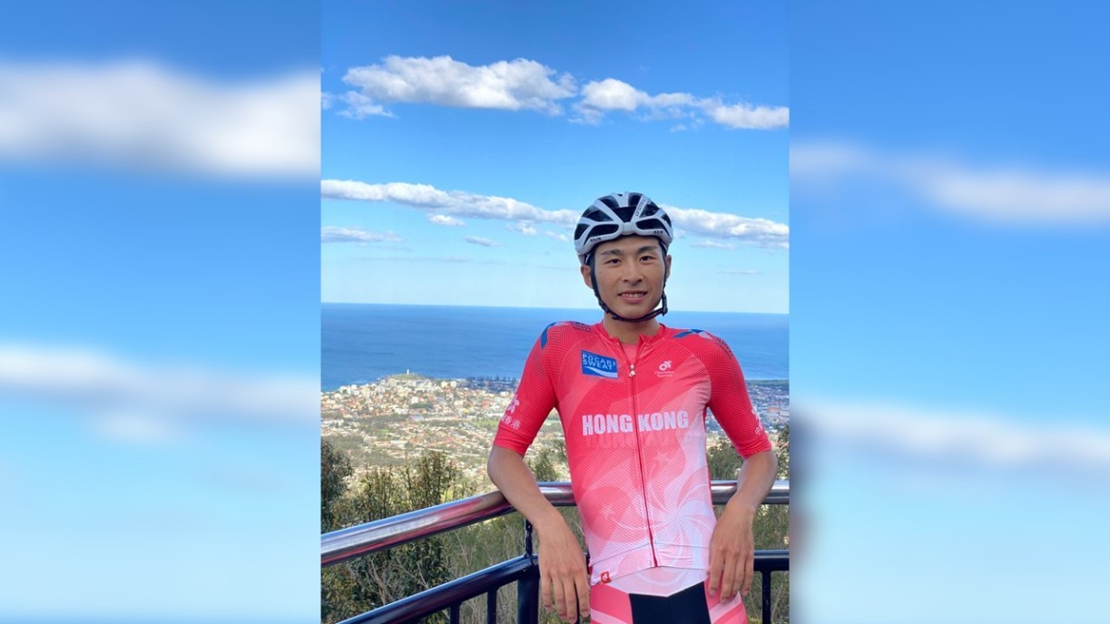Cyclist Ng Sum-lui.