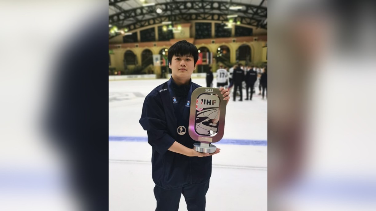 Ice hockey player Patten Lai.