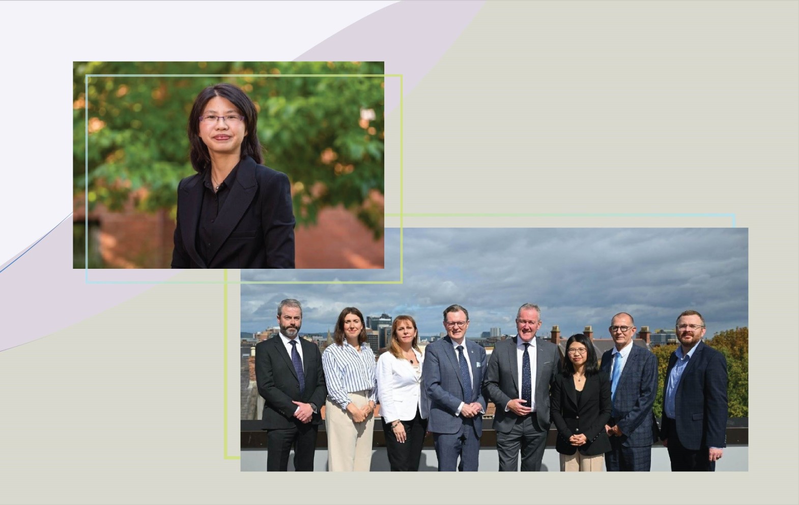 Dr Guo Hangfei (upper left) and her research team.