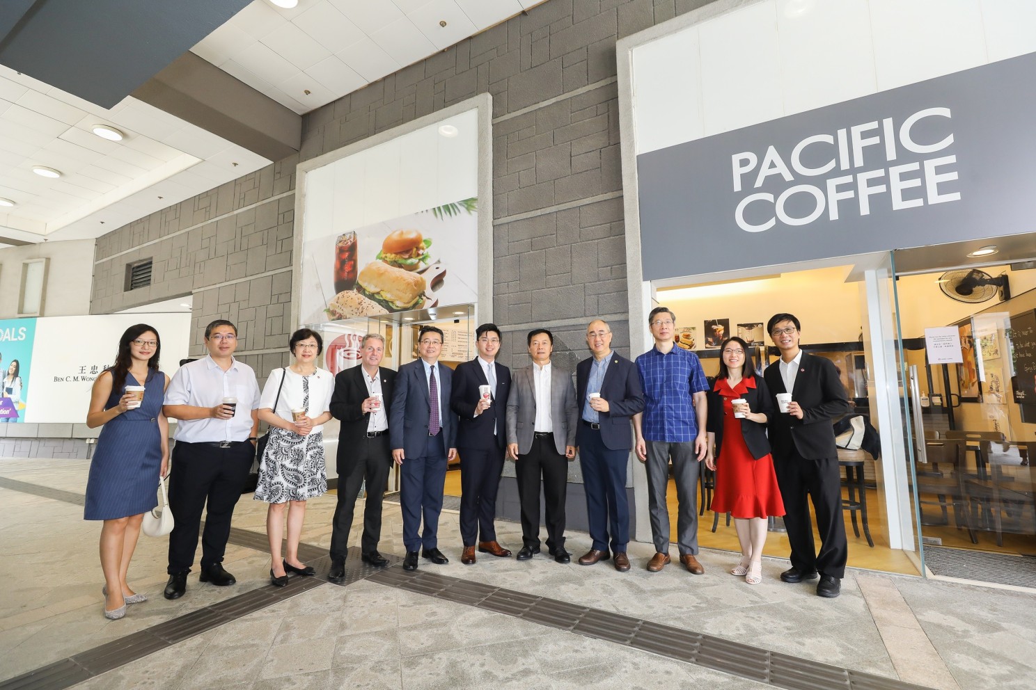 Pacific Coffee at Lingnan University launches.