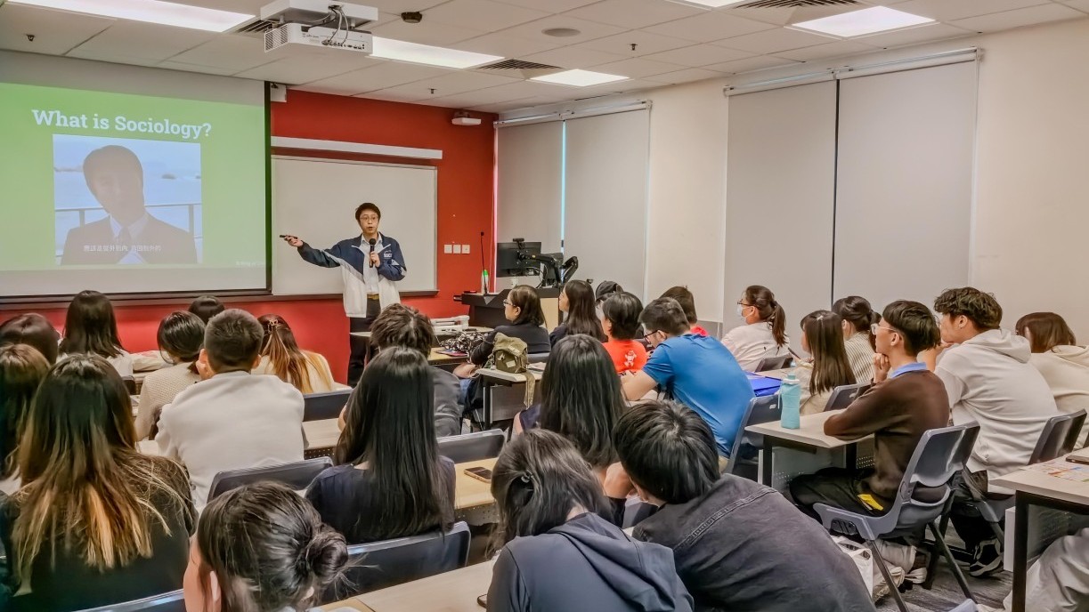Prof Frankie Wong Ho-chun uses the popular manga series “Chiikawa” to illustrate how sociology relates to everyday life.