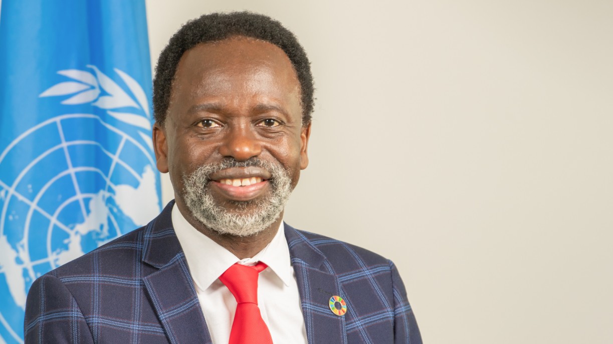 联合国大学校长兼联合国副秘书长奇利齐・马瓦拉（Tshilidzi Marwala）教授。