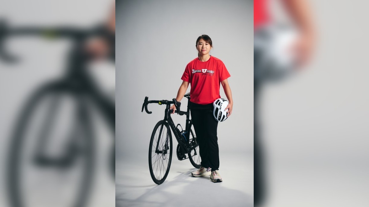 單車運動員楊礎搖。