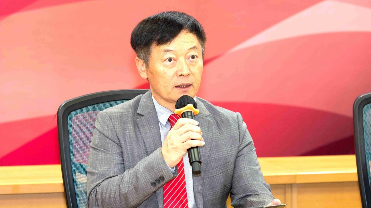 秦泗釗校長致辭時表示,「嶺南高等研究院」匯集世界級學術人才及國際合作資源,成立一年多已為大學引進多位全球頂尖學者。