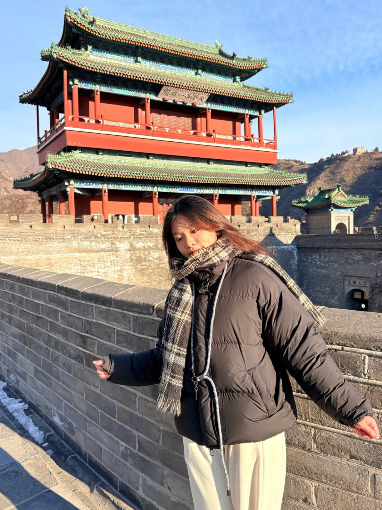 嶺南大學二年級學生江翠雯:「『不到長城非好漢』。雖未能登頂,但我已經竭盡所能到達力所能及之處,且飽覽了美妙的風光—這已然讓我成為自己心中的好漢!」