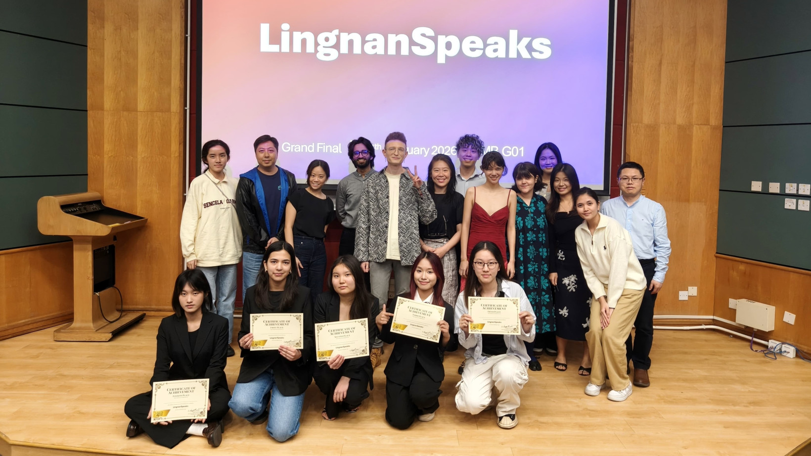 嶺大英語及外語教學中心於日前舉辦第二屆「LingnanSpeaks」嶺大英語演講比賽總決賽。