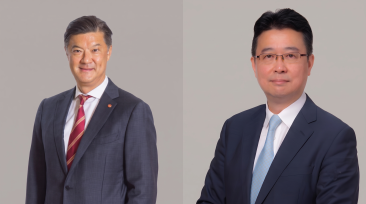 嶺大校董會主席姚祖輝議員及校長特別顧問（公共事務）劉智鵬議員獲頒授銀紫荊星章。