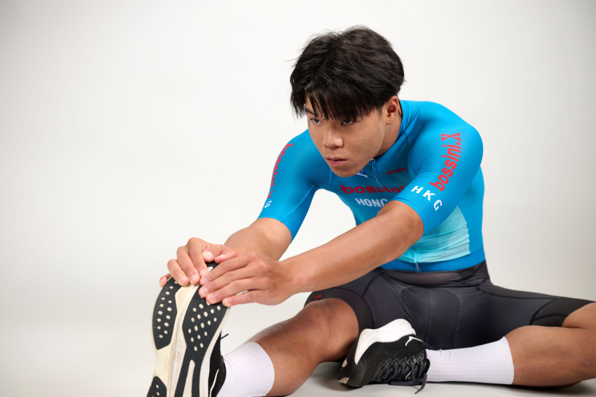 單車運動員馬繹斐。