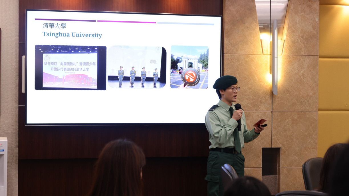 Li Ka-yee, fourth-year student of Bachelor of Social Sciences (Honours) in Sport Coaching and Event Management.