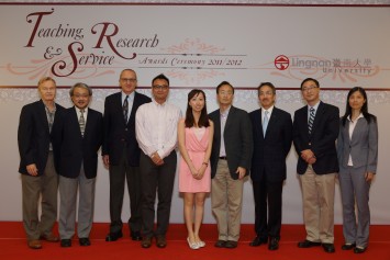 REAS awardees and members of the senior management.
