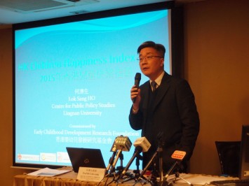Dr Patrick Ip Pak-keung, Chairman of the Early Childhood Development Research Foundation, also attended the press conference and shared his views on the survey results.