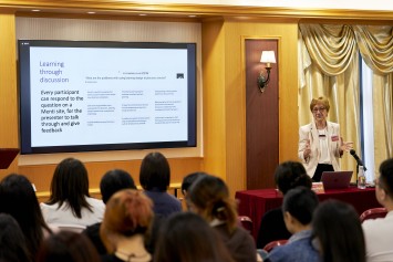 Prof Diana Laurillard, Professor of Learning with Digital Technology at UCL Knowledge Lab, University College London, United Kingdom, delivers an engaging presentation on how online learning design can improve the quality and reach of education.