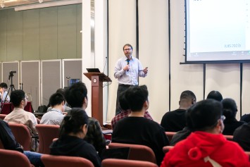 Prof McCowan delivers a thought-provoking lecture on how socio-cultural and political issues affect universities.