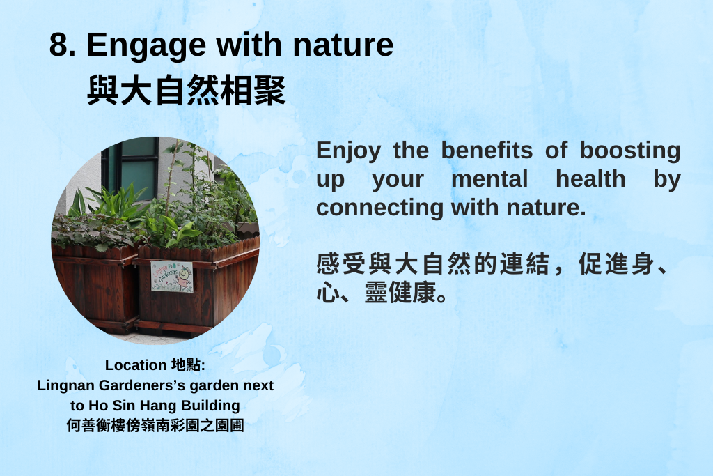 8.Engage with nature與大自然相聚