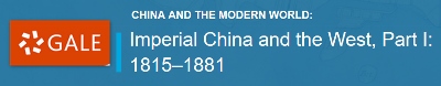 China and the Modern World. Imperial China and the West. Part I, 1815–1881