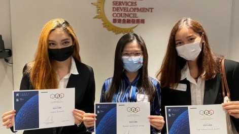 Lingnan students carry off awards in the Fintech Olympiad 2022 and GBA IBCOL 2022