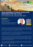 Executive Speakers Forum Series #2 by Prof. Witman Hung, JP