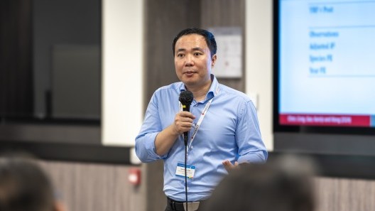 Prof William Cong Lin, Cornell University, discusses the role of big data in biodiversity conservation during his keynote session.