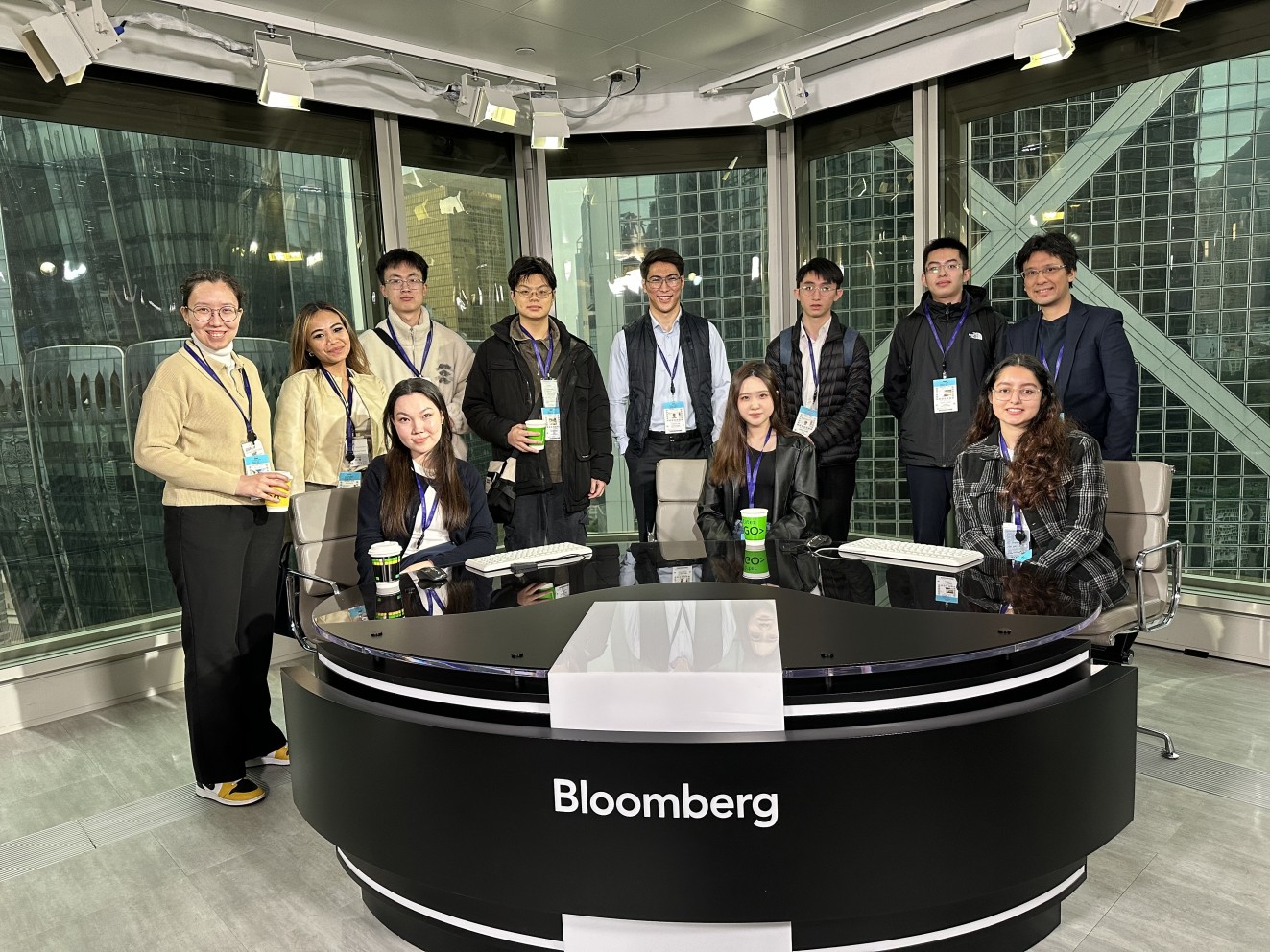 Group photo of Lingnan University professor and students