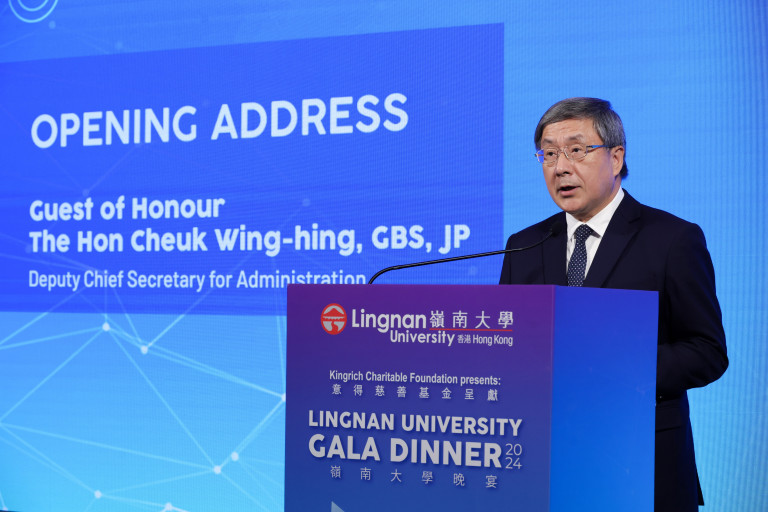 Honourable Mr Cheuk Wing-hing, Deputy Chief Secretary for Administration of the Hong Kong Special Administrative Region Government