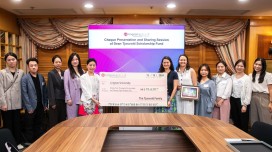 Cheque Presentation and Sharing Session of Dean Tjosvold Scholarship Fund