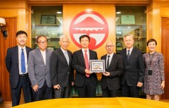 Representatives of Tin Ka Ping Foundation visits Lingnan University