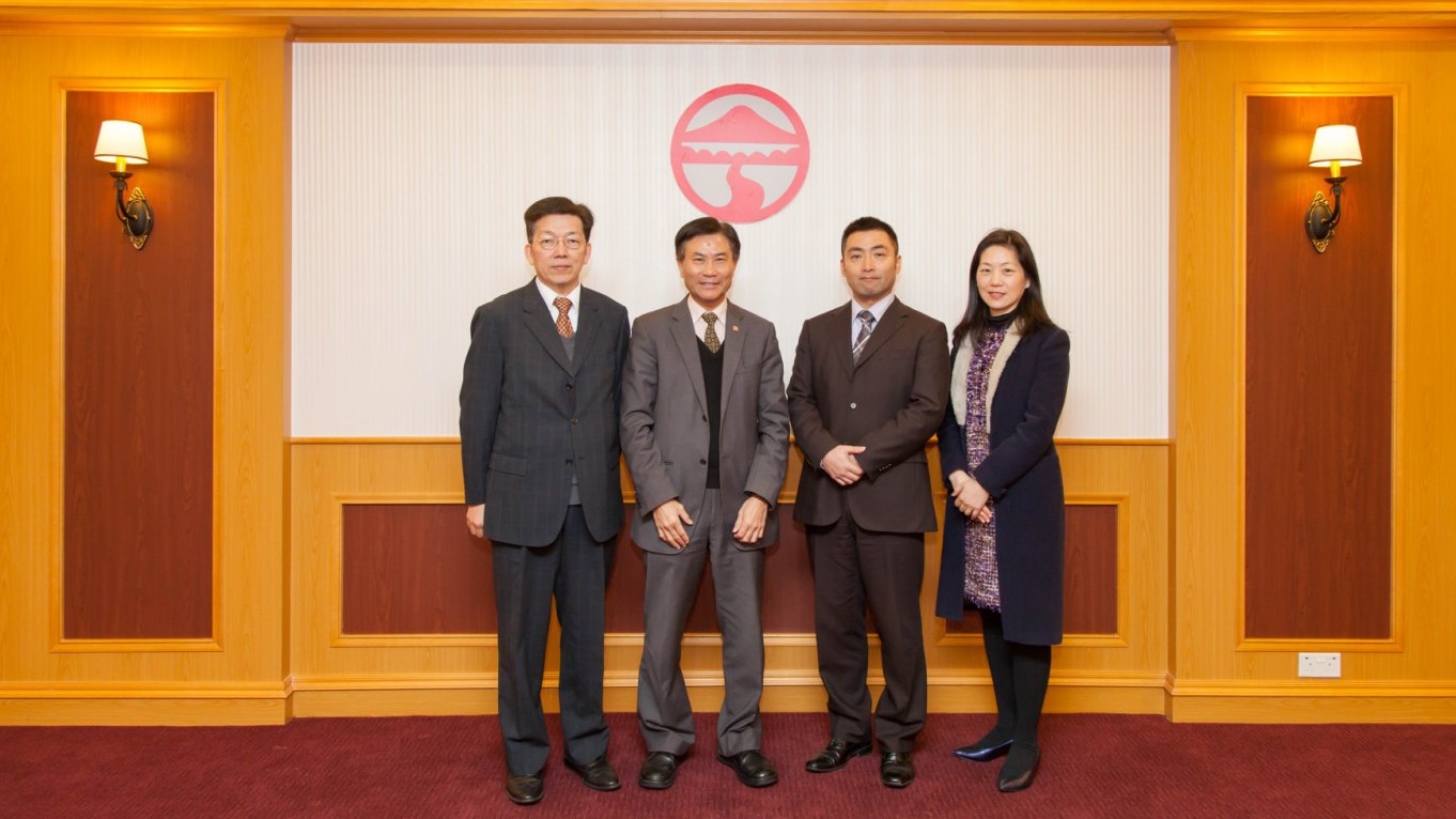 (From left) Mr Matthew Mo, President Leonard K Cheng, Mr Hideo Tanaka, and Ms Jessie Law