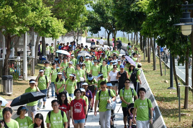 "Walking with Lingnanians" Fundraising Walkathon 2014