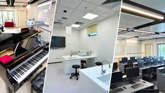 New Teaching Laboratories for Music, Science and AI Courses
