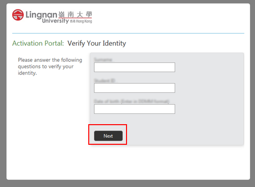 Answers ALL security questions to verify your identity.
