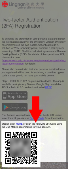 2FA Mobile Registration