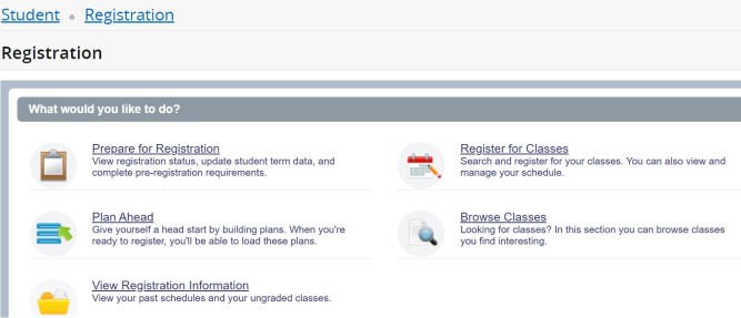 Banner 9 Student Registration