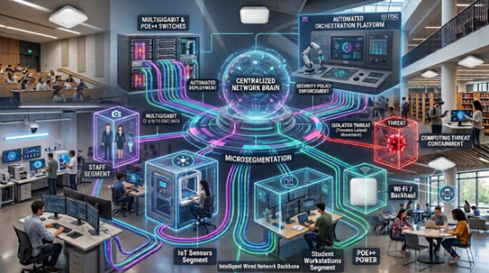 Building a Secure, High-Power, and Self-Defending Wired Network