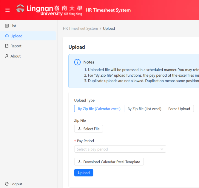 HR Timesheet System