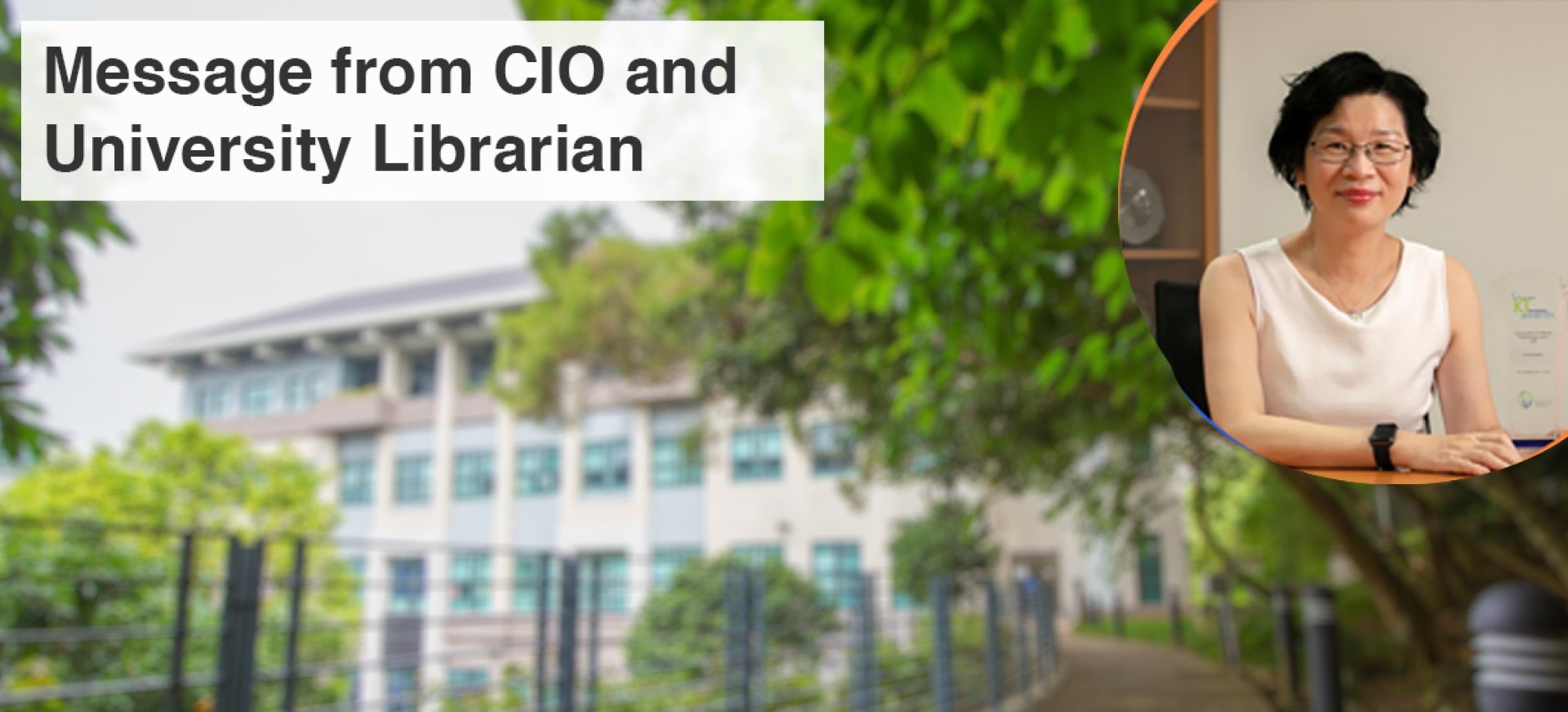 Message from CIO and University Librarian