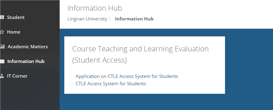 Information Hub CTLE