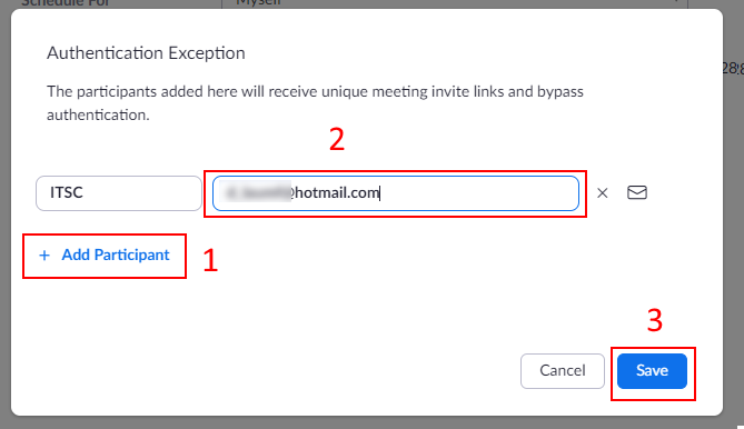 Authentication Exception